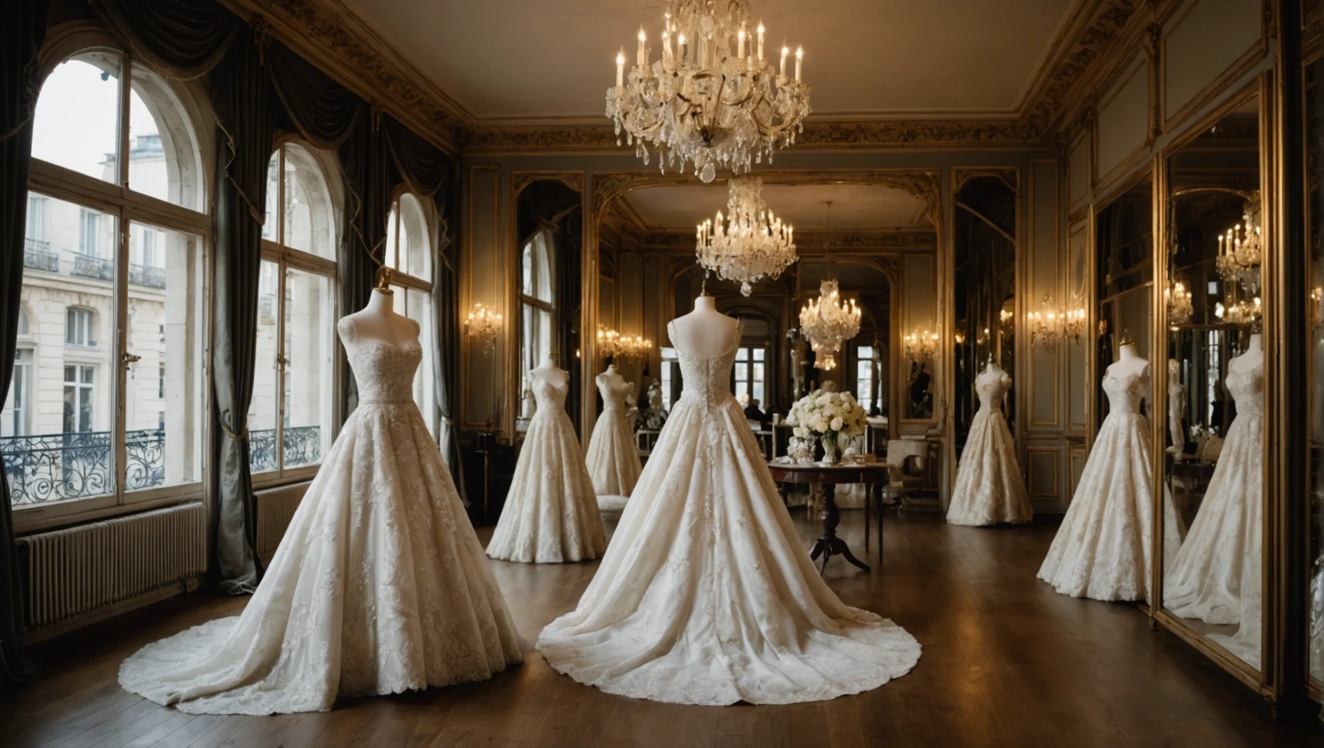 Avec Des Diamant Robe De Mariée Princesse Luxe Luxe nuptial: robes de mariées haute couture à Paris